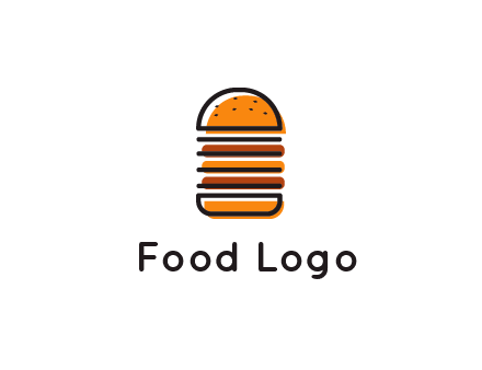double decker burger logo