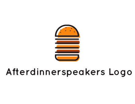 double decker burger logo