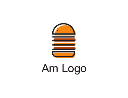 double decker burger logo