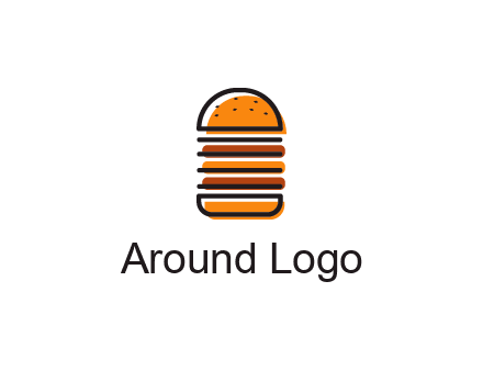 double decker burger logo