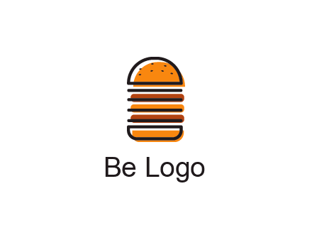 double decker burger logo