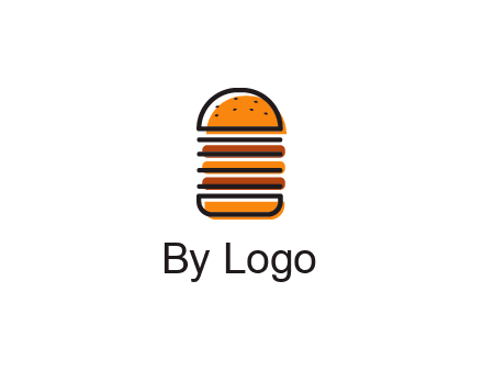 double decker burger logo