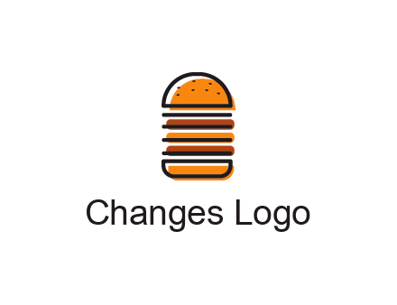 double decker burger logo