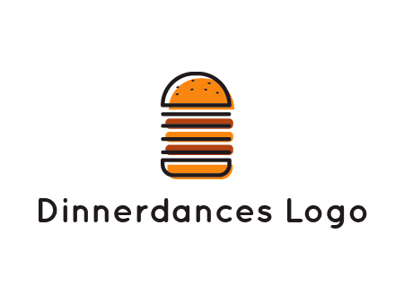 double decker burger logo