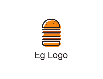 double decker burger logo