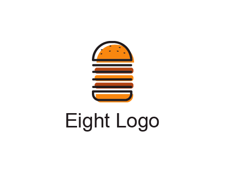 double decker burger logo