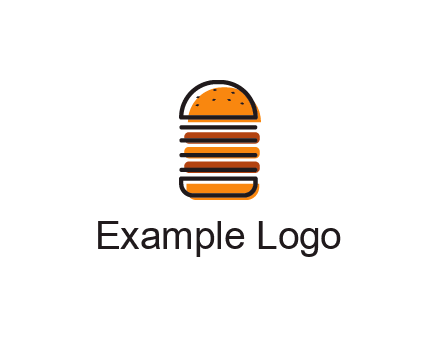 double decker burger logo