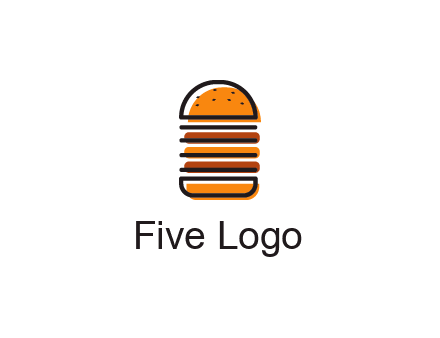 double decker burger logo