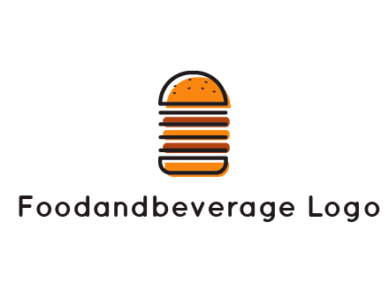 double decker burger logo