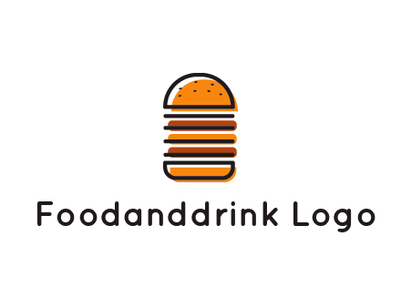 double decker burger logo