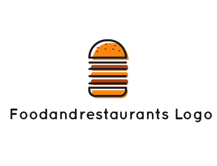 double decker burger logo