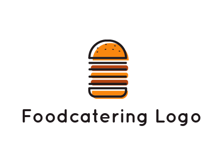 double decker burger logo