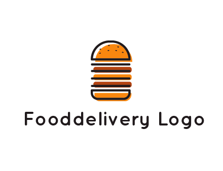 double decker burger logo