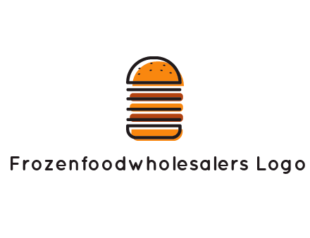 double decker burger logo