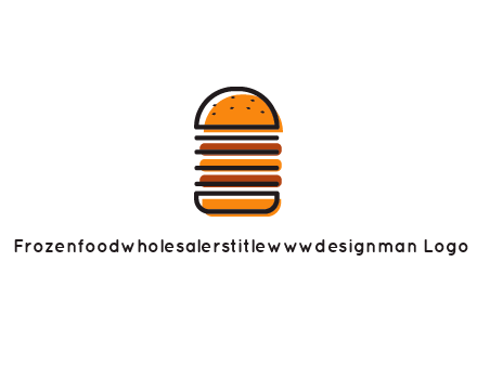 double decker burger logo
