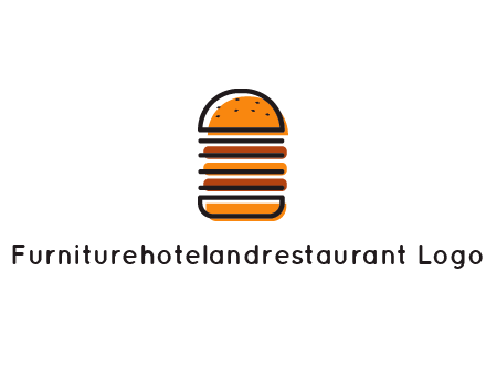 double decker burger logo