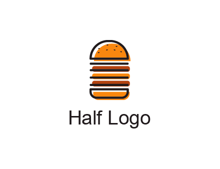 double decker burger logo