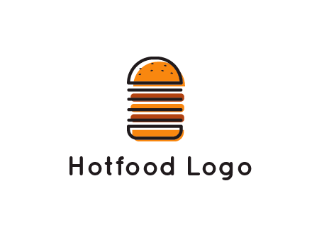 double decker burger logo