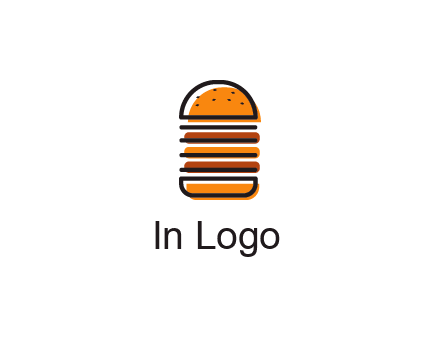 double decker burger logo