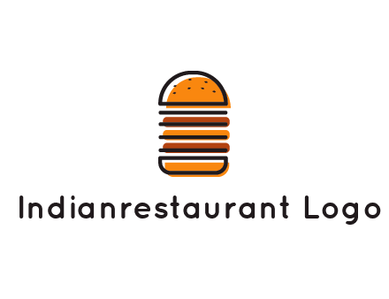 double decker burger logo