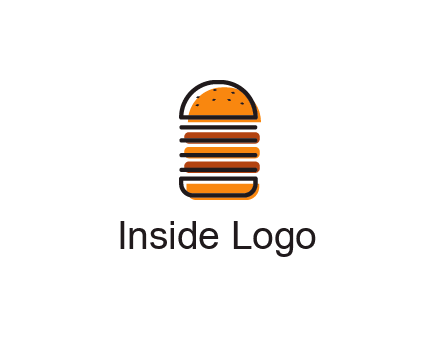 double decker burger logo