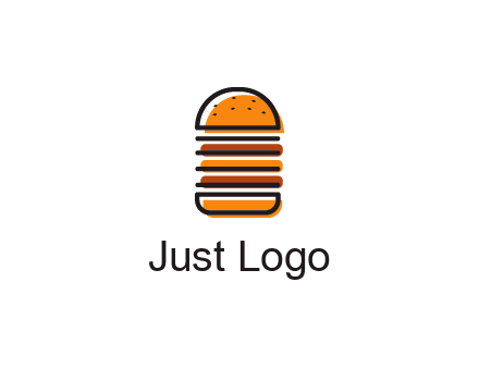 double decker burger logo