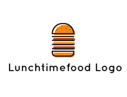 double decker burger logo