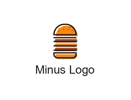 double decker burger logo