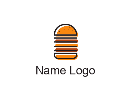 double decker burger logo