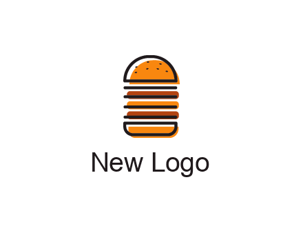 double decker burger logo