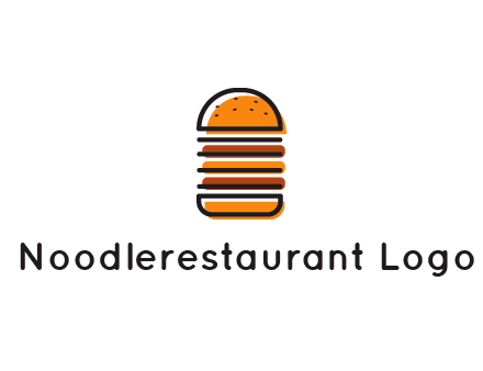 double decker burger logo