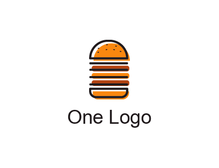 double decker burger logo
