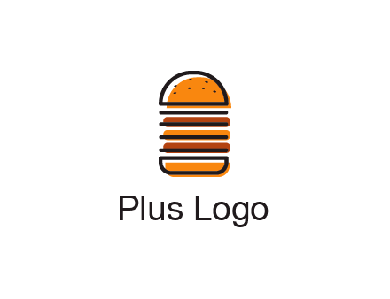 double decker burger logo