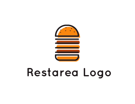 double decker burger logo