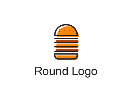 double decker burger logo