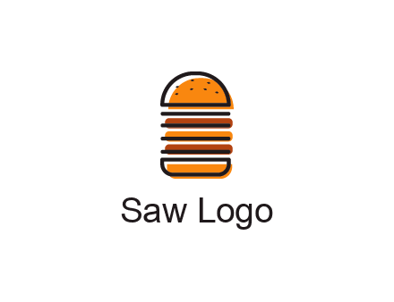 double decker burger logo