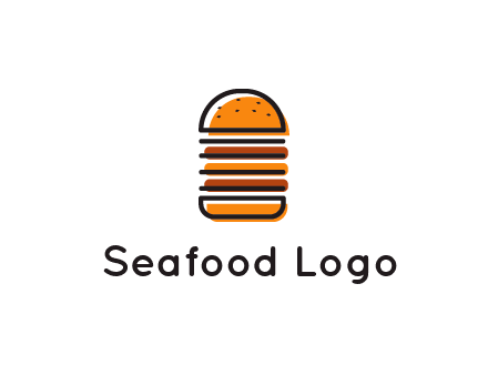 double decker burger logo