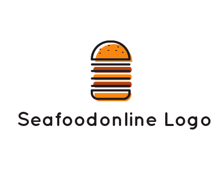 double decker burger logo