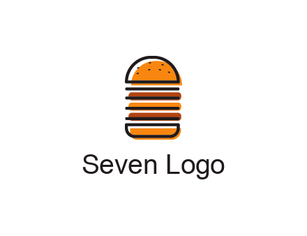double decker burger logo