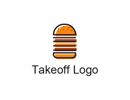 double decker burger logo