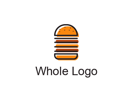 double decker burger logo