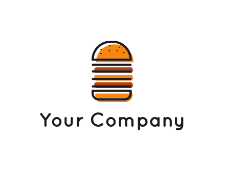 double decker burger logo