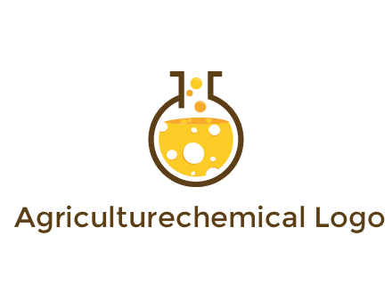 drink bubbling in flask logo