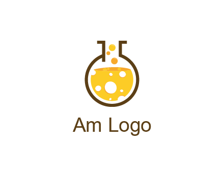 drink bubbling in flask logo