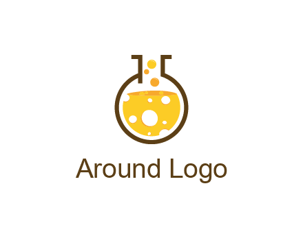 drink bubbling in flask logo