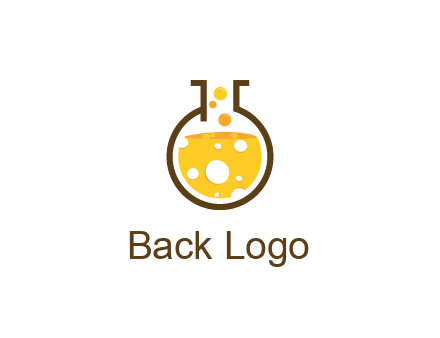 drink bubbling in flask logo