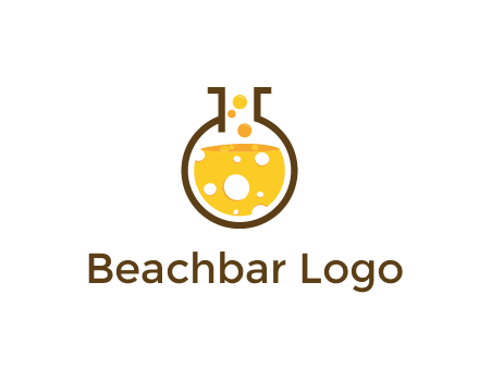 drink bubbling in flask logo