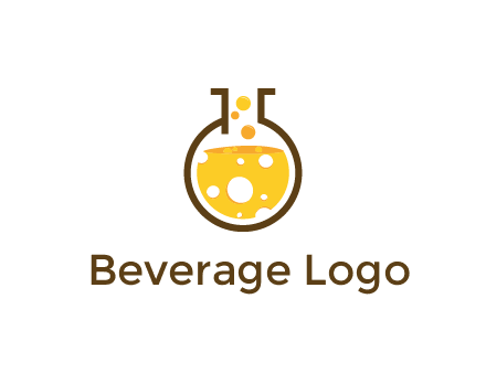 drink bubbling in flask logo