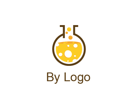 drink bubbling in flask logo