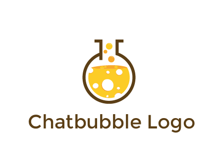 drink bubbling in flask logo